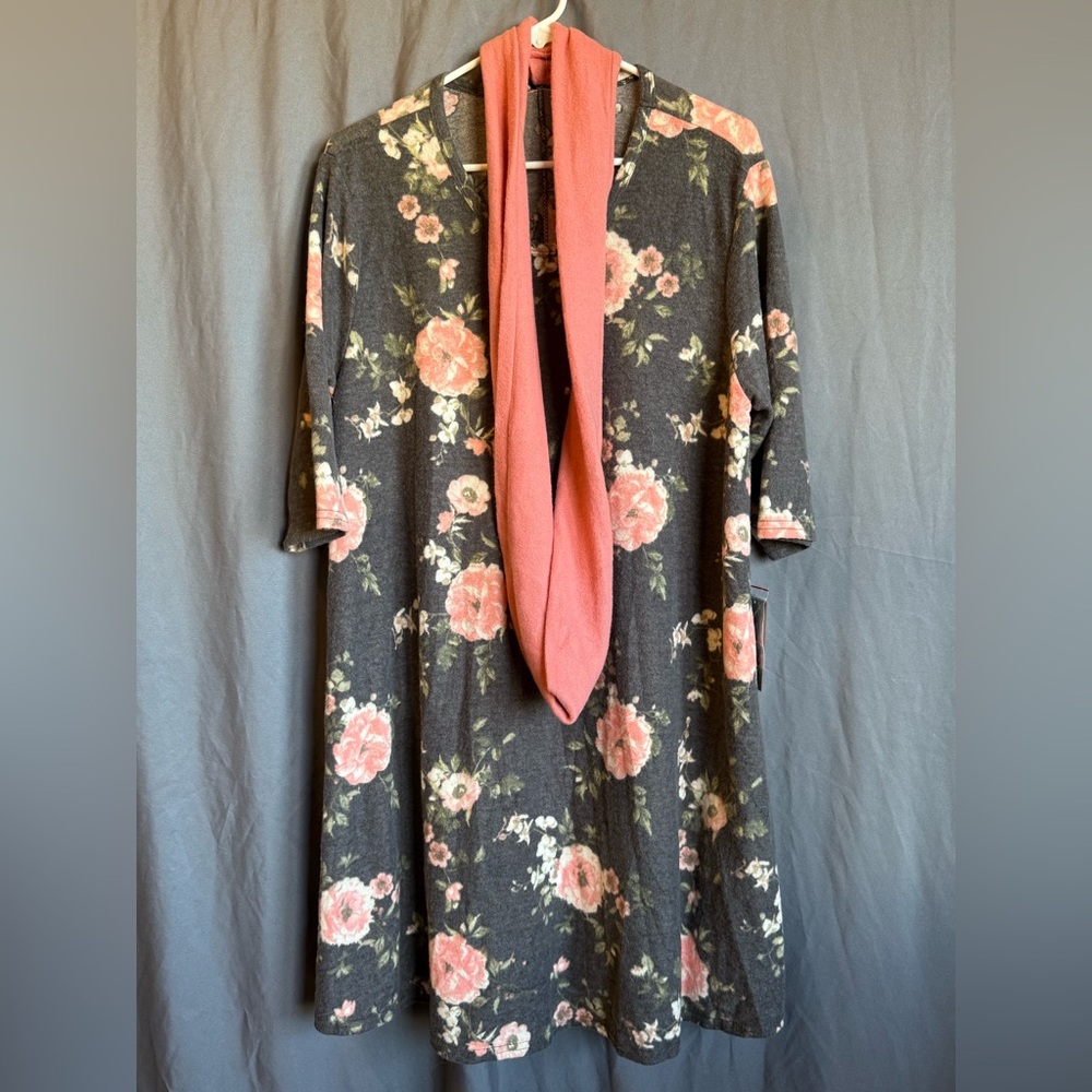 Justice Cozy Flowery Fleece